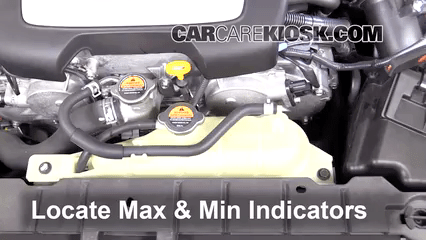 How to Add Coolant: Nissan 370Z (2009-2019) - 2016 Nissan 370Z 3.7L V6